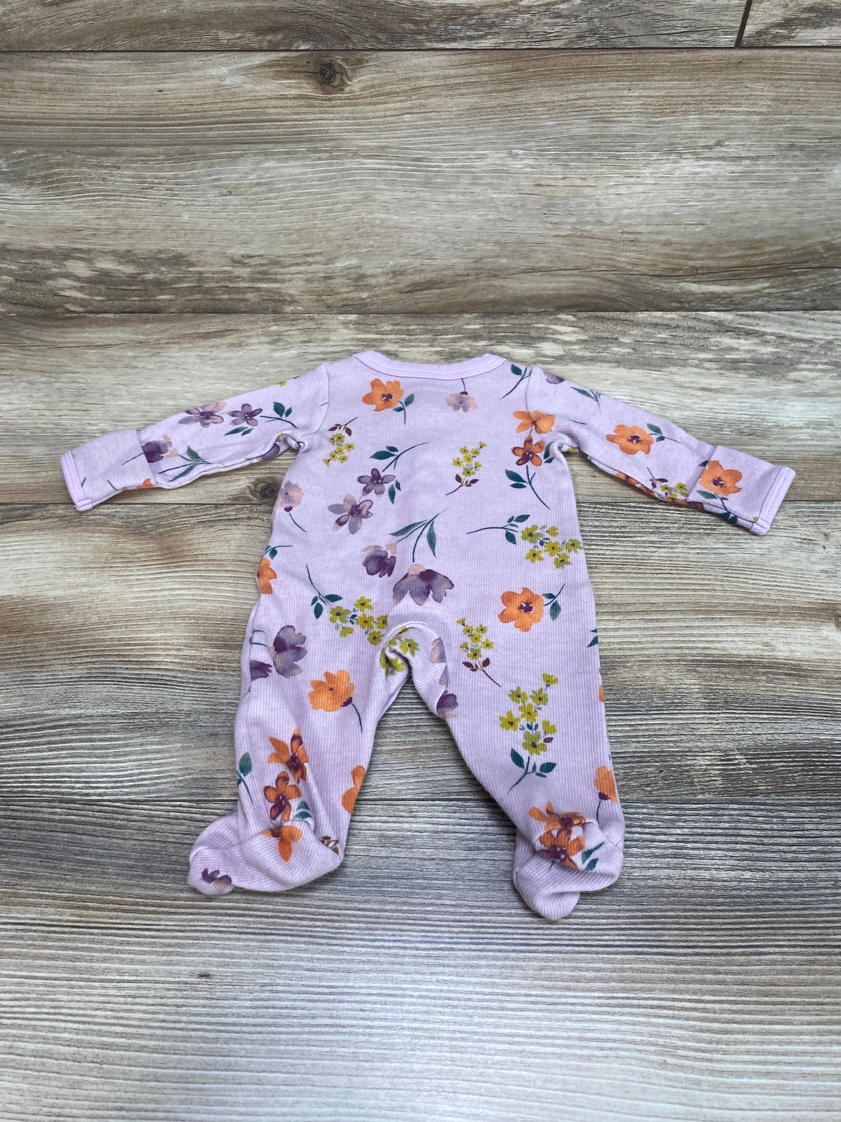 Carter's Floral Sleeper Purple sz Preemie