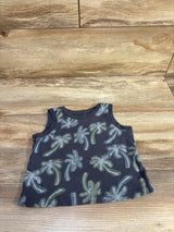 Old Navy Palm Tree Tank Top Grey sz 12-18m