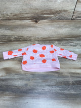 Cat & Jack Strawberry Print Sweatshirt Pink sz 0-3m