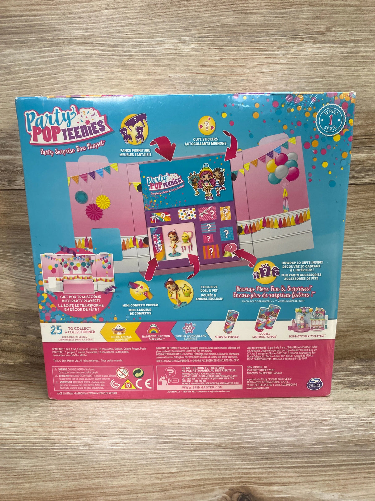 NEW Party POP teenies Ava Party Surprise Box Playset