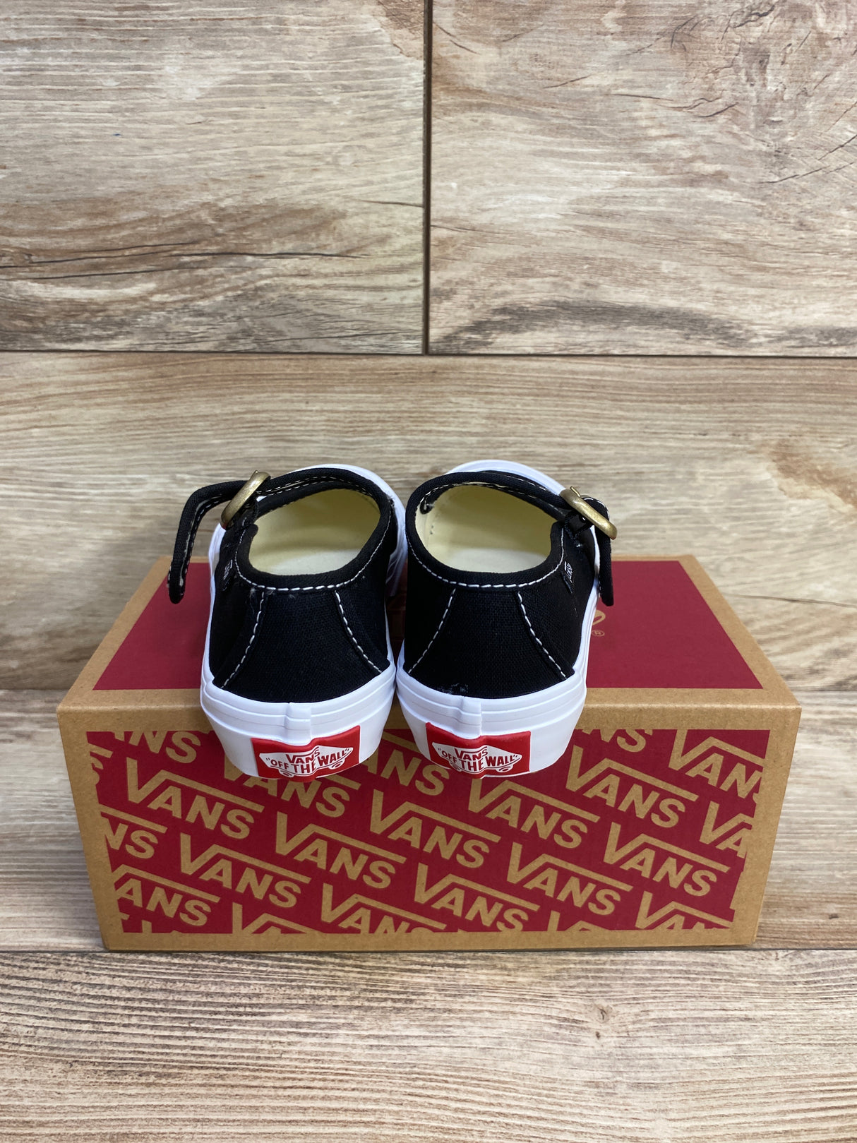 NEW Vans Mary Jane Shoes, Black/White sz 11.5c