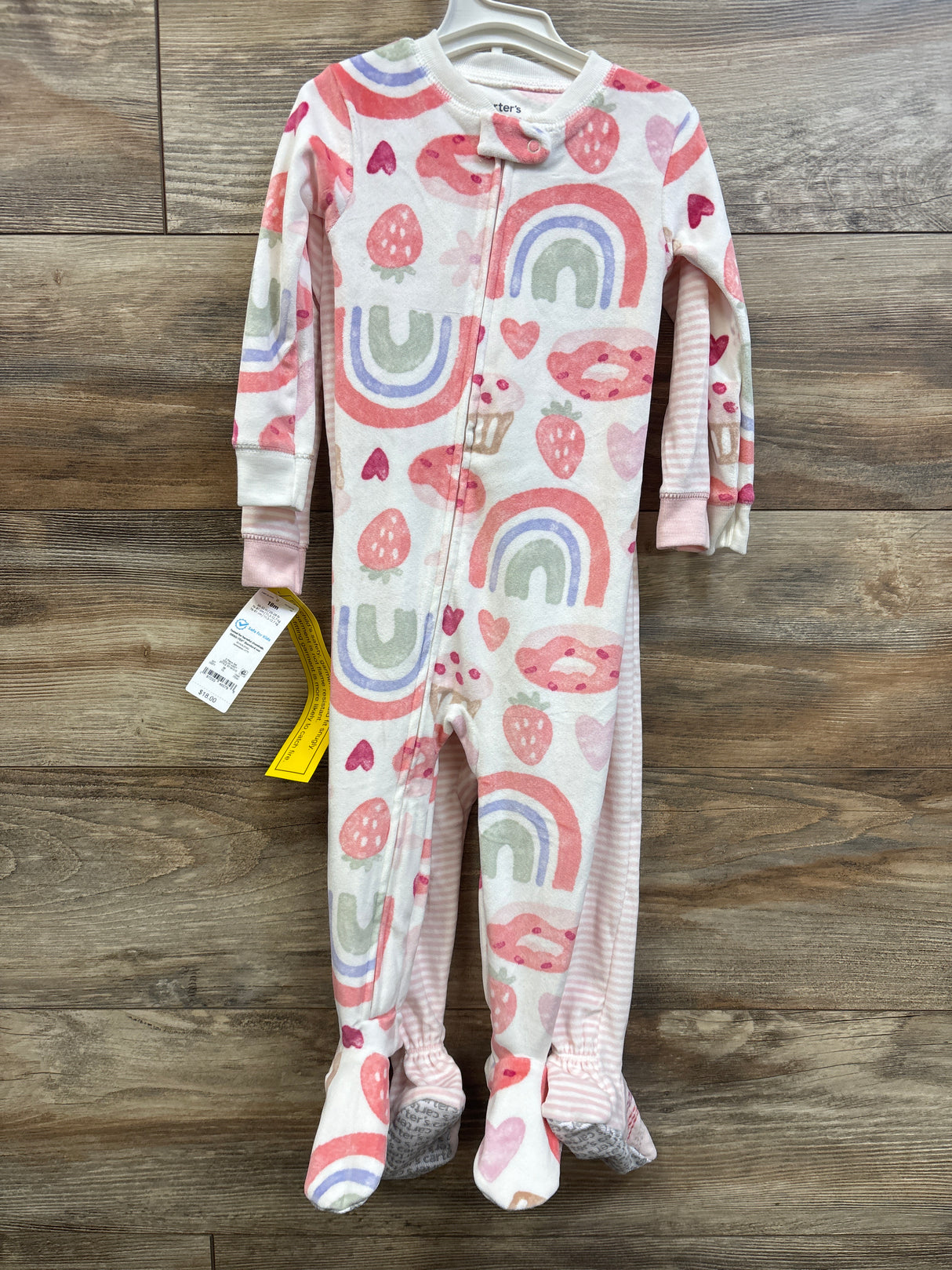 NEW Just One You 2pk Blanket Sleepers White sz 18m