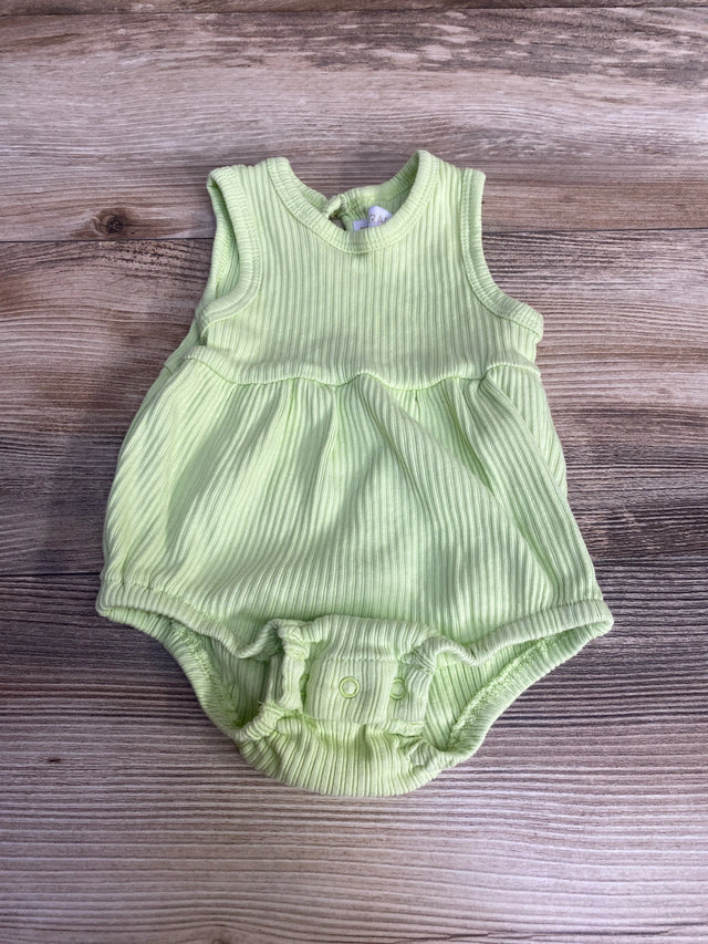 RZ By Rachel Zoe Ribbed Romper Green sz 6-9m - Me n Mommy To Be