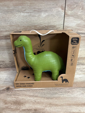Green My Dino Friend plush Hector the Brachiosaurus toy in eco-friendly packaging from children's resale store