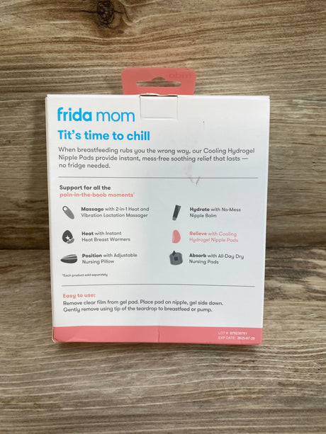 NEW Frida Mom Cooling Hydrogel Nipple Pads - 8ct