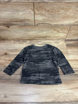 Epic Threads Camo Print Long Sleeve Shirt Grey  sz 4T