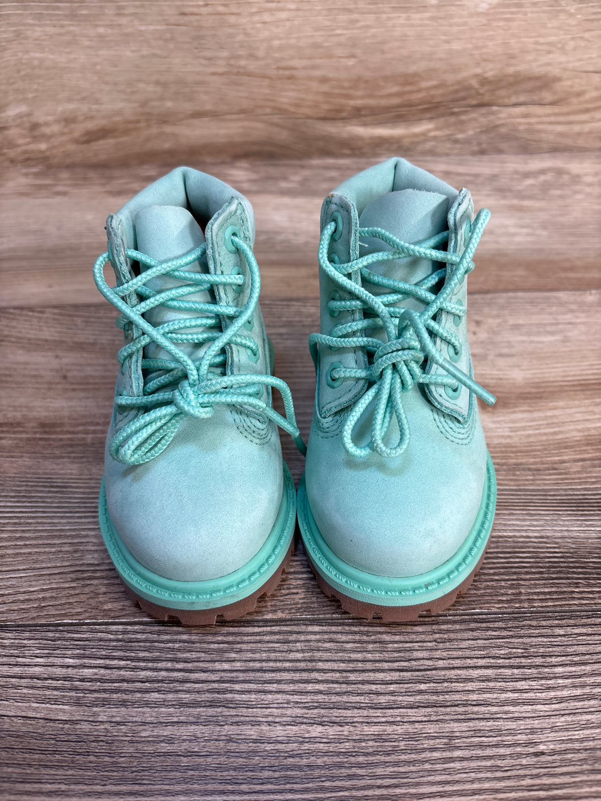 Timberland Classic 6-Inch Waterproof Boot Mint Green sz 4c