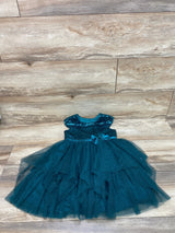 Jona Michelle Sequin Tulle Dress Green sz 4T