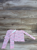 NEW Monica + Andy 2pc Rainbow Pajama Set Pink sz 3T