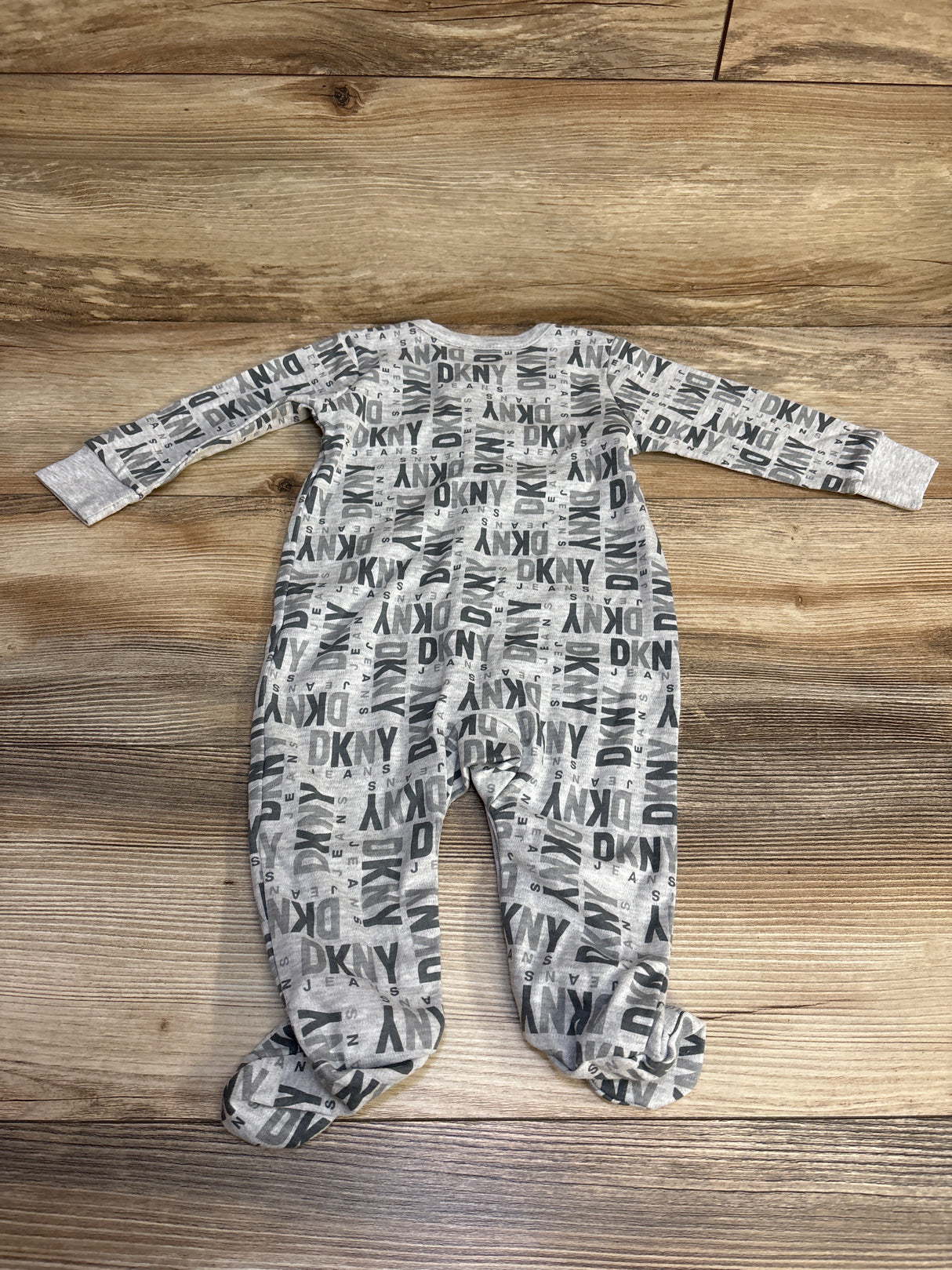 DKNY Logo Coverall Grey sz 6-9m