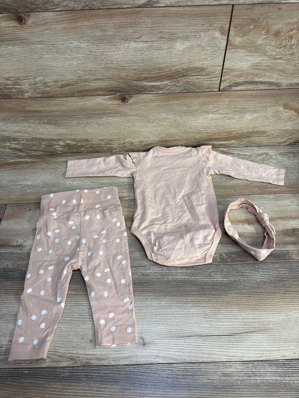 H&M x Disney Bambi 3pc Bodysuit + Pants + Headband Pink sz 6m - Me n Mommy To Be