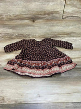 Old Navy Tiered Swing Dress Brown sz 12-18m - Me n Mommy To Be