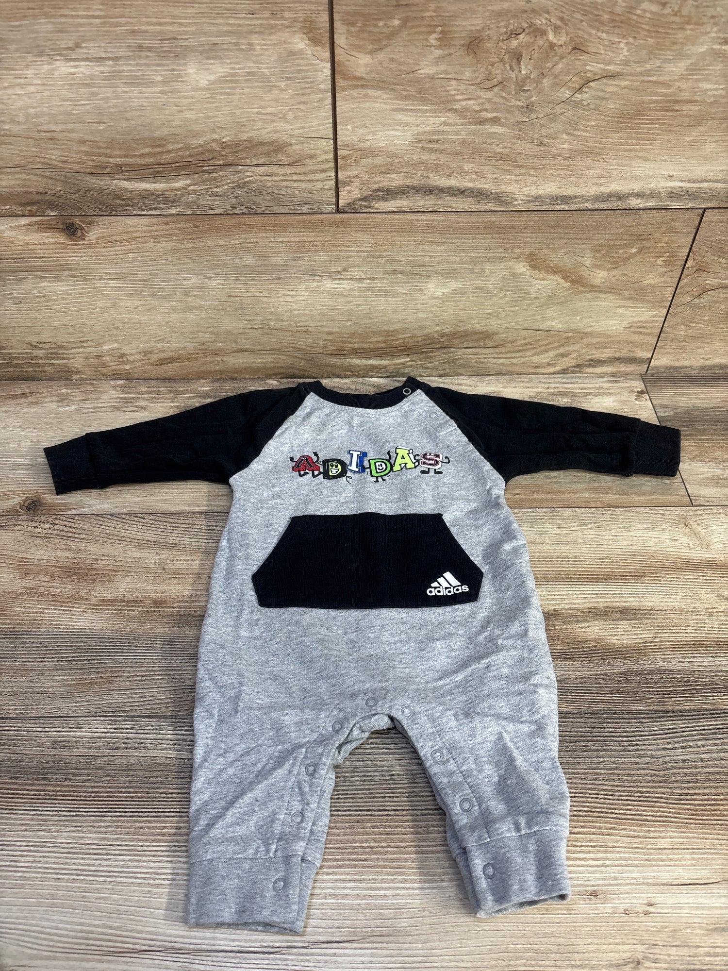 Adidas Logo Coverall Grey sz 6m