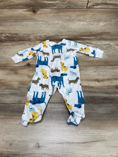 Carter's White Dog Print Sleeper sz 3m - Me 'n Mommy To Be