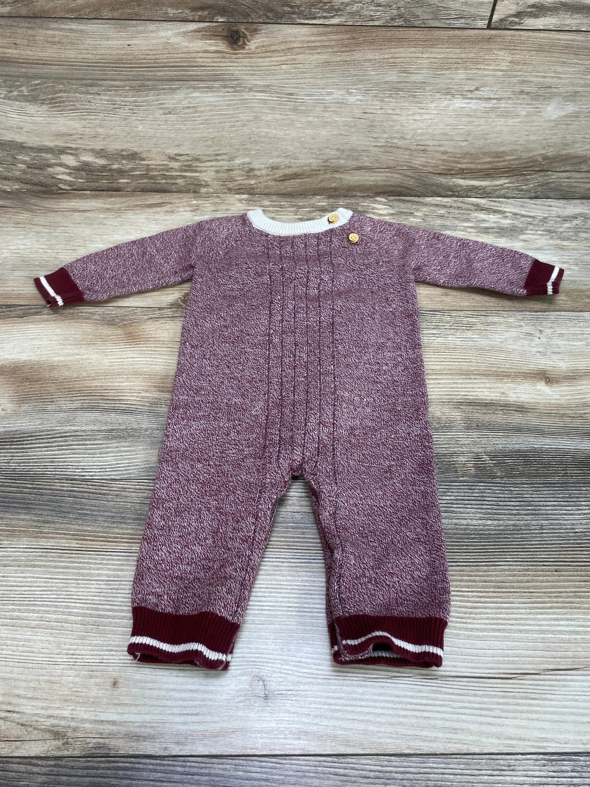 Cat & Jack Sweater Coverall Red sz 0-3m