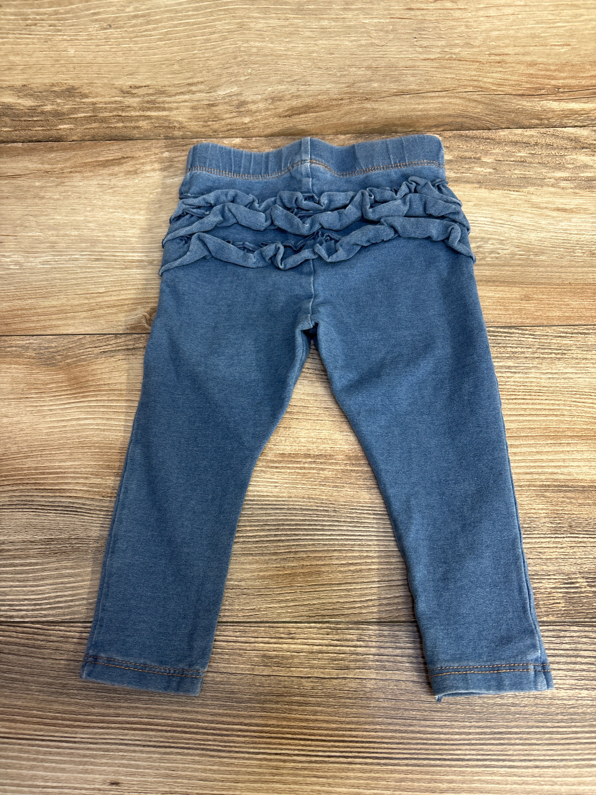 Cat & Jack Pull On Ruffle Leggings Blue sz 6-9m