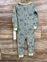 NEW Carter's Zip Beach Sleeper Green sz 3T
