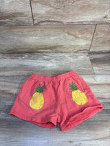 Gymboree Embroidered Pineapple Shorts Coral sz 5T