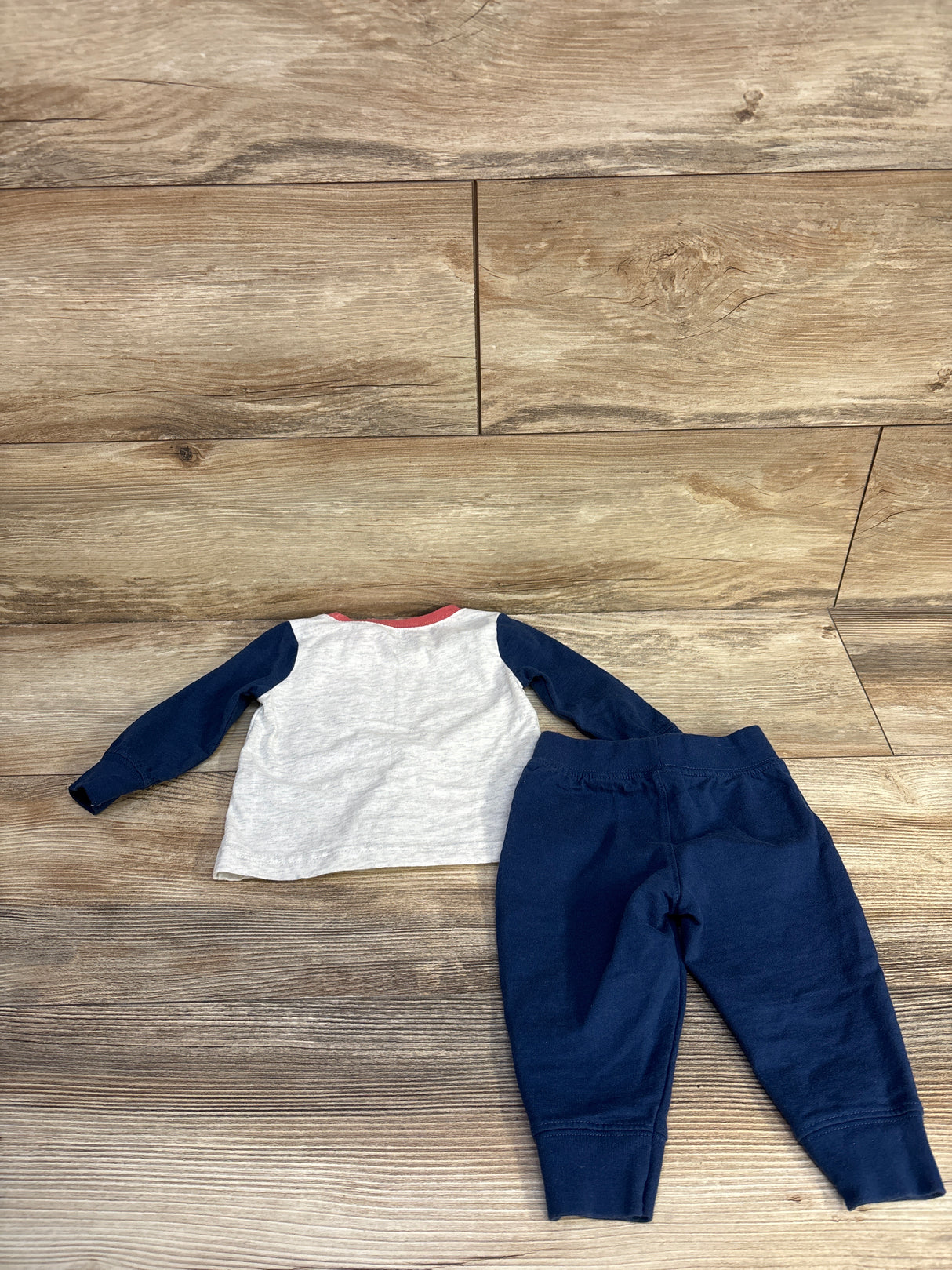 Just One You 2pc Home Run Shirt & Pants Set Grey sz 6m