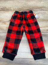 NEW Cat & Jack Red/Black Buffalo Cozy Pants sz 3T