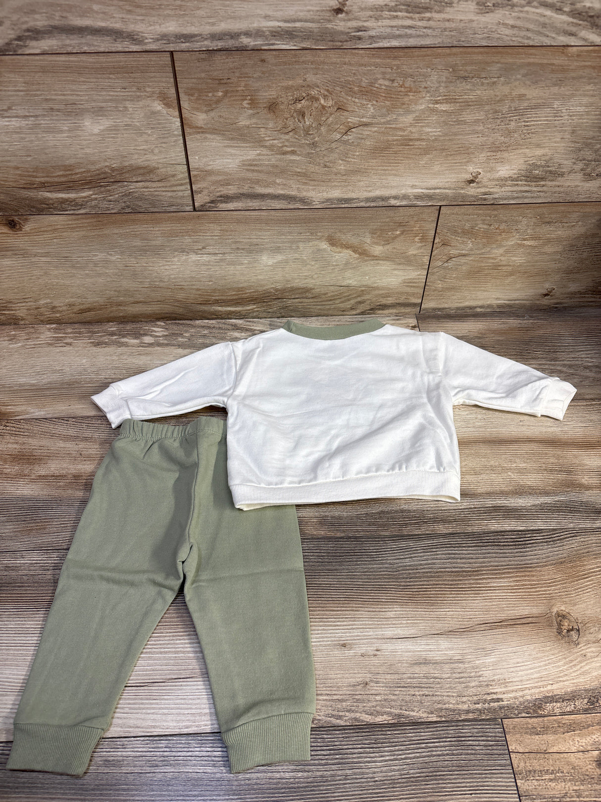 Chick Pea 2pc Howdy Pumpkin Pullover Sweatshirt & Joggers Set White sz 12m