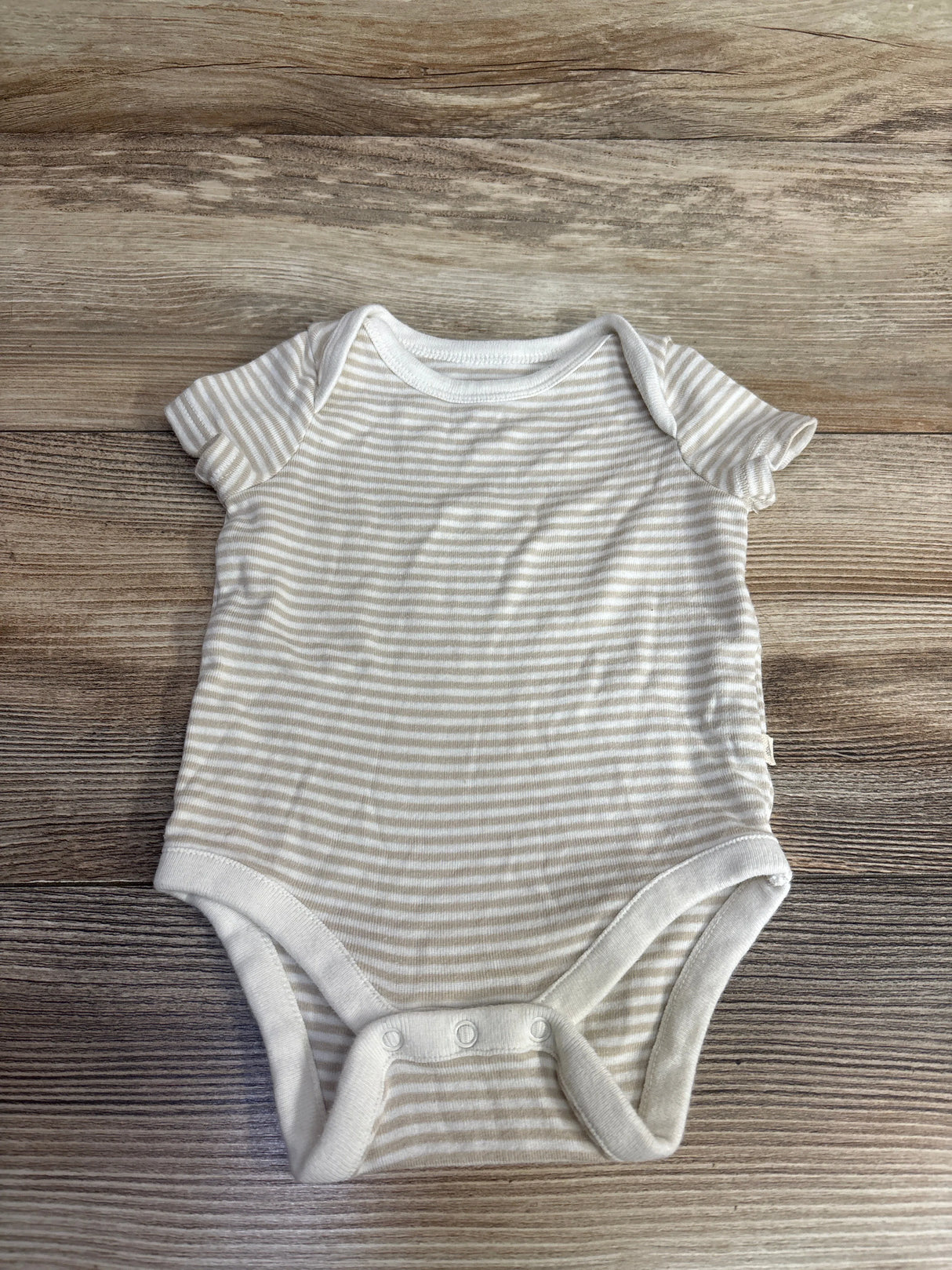 Baby Gap Striped Bodysuit Beige sz 0-3m