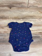 NEW Okie Dokie Navy Blue Puff Sleeve Bodysuit sz 12m