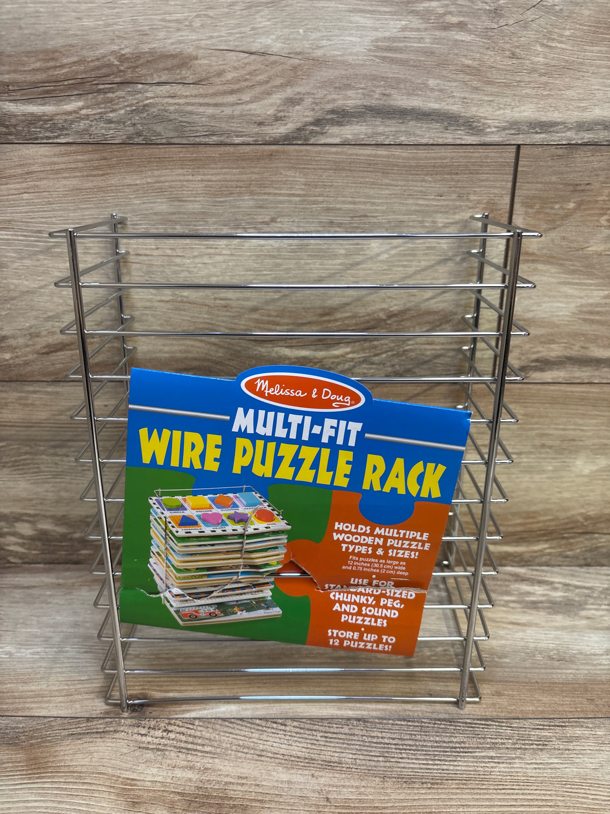 Melissa & Doug Multi-Fit Wire Puzzle Rack