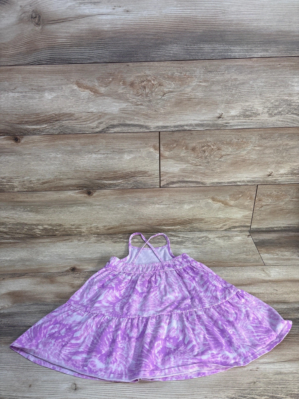 Cat & Jack Tie Dye Tank Dress Purple sz 4T