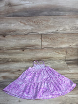 Cat & Jack Tie Dye Tank Dress Purple sz 4T