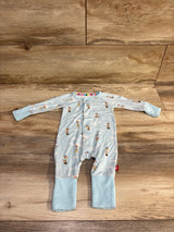 Magnetic Me x Disney Up Convertible Modal Footie Blue sz Newborn
