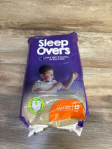 NEW Sleepovers Nighttime Pants 12ct sz Large/XL 60-125lbs