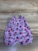 Disney Baby Minnie Mouse Bubble Romper Purple sz 0-3m