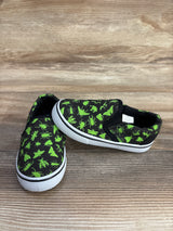 US Sports Glow in the Dark Canvas Sneakers Black sz 9c
