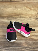 Nike Flex Runner 4 TD 'Black Laser Fuchsia' Sneakers sz 5c