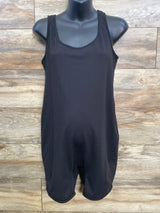 Isabel Maternity Sleeveless Unitard Jumpsuit Black sz XL