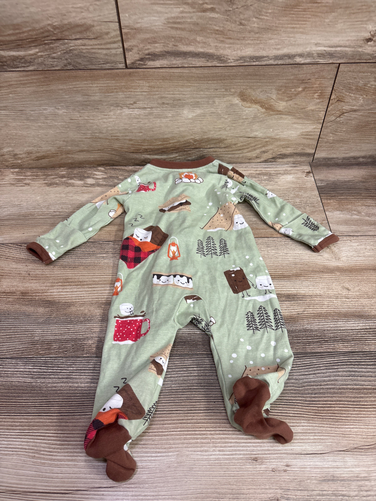 Honest Baby S'mores Sleeper Green sz 0-3m