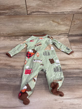 Honest Baby S'mores Sleeper Green sz 0-3m