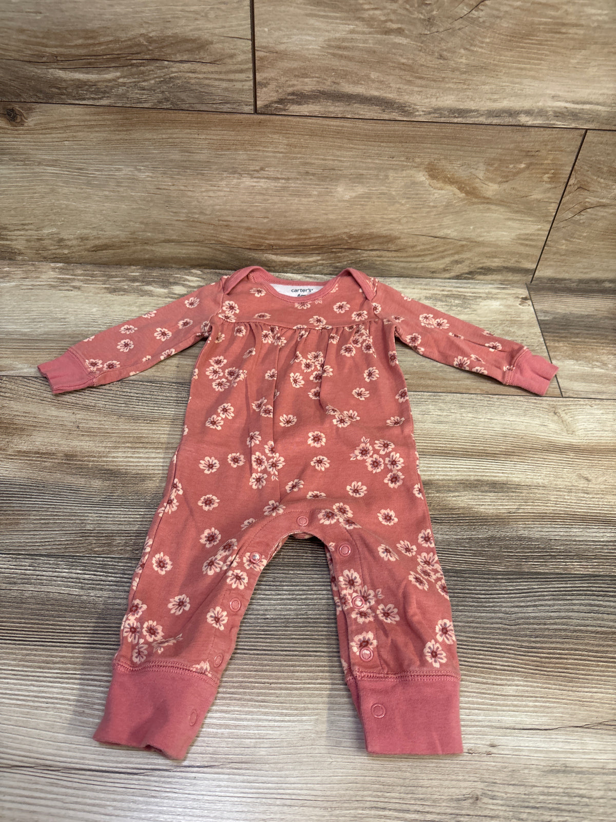 Carter's Floral Coverall Pink sz 6m