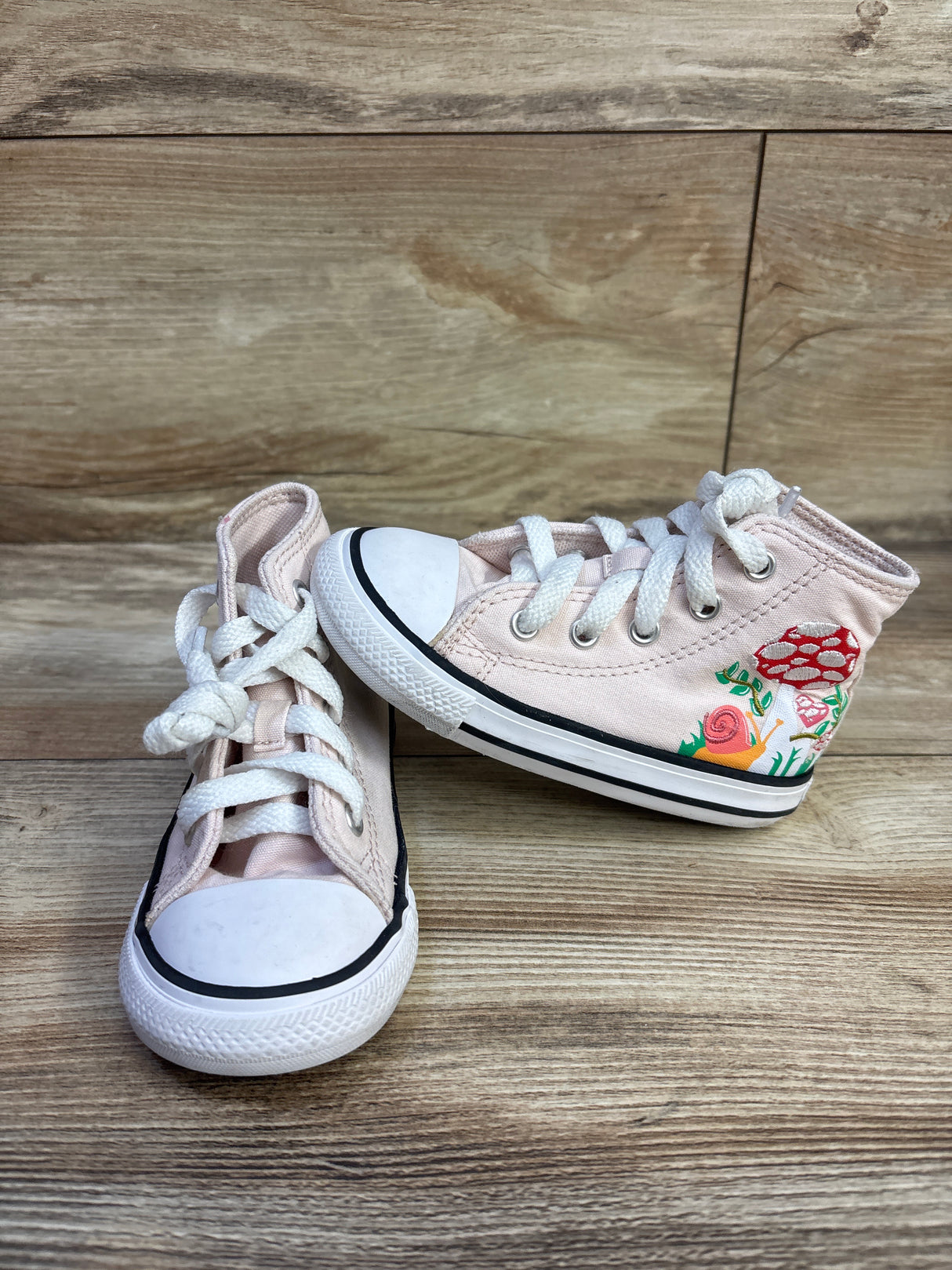 Converse Chuck Taylor All Star Mushroom Garden High Top Sneakers Pink sz 7c