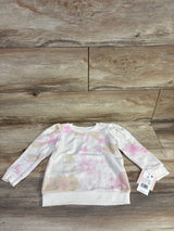 NEW Grayson Mini Tie-Dye Pull Over Sweatshirt Cream sz 3T