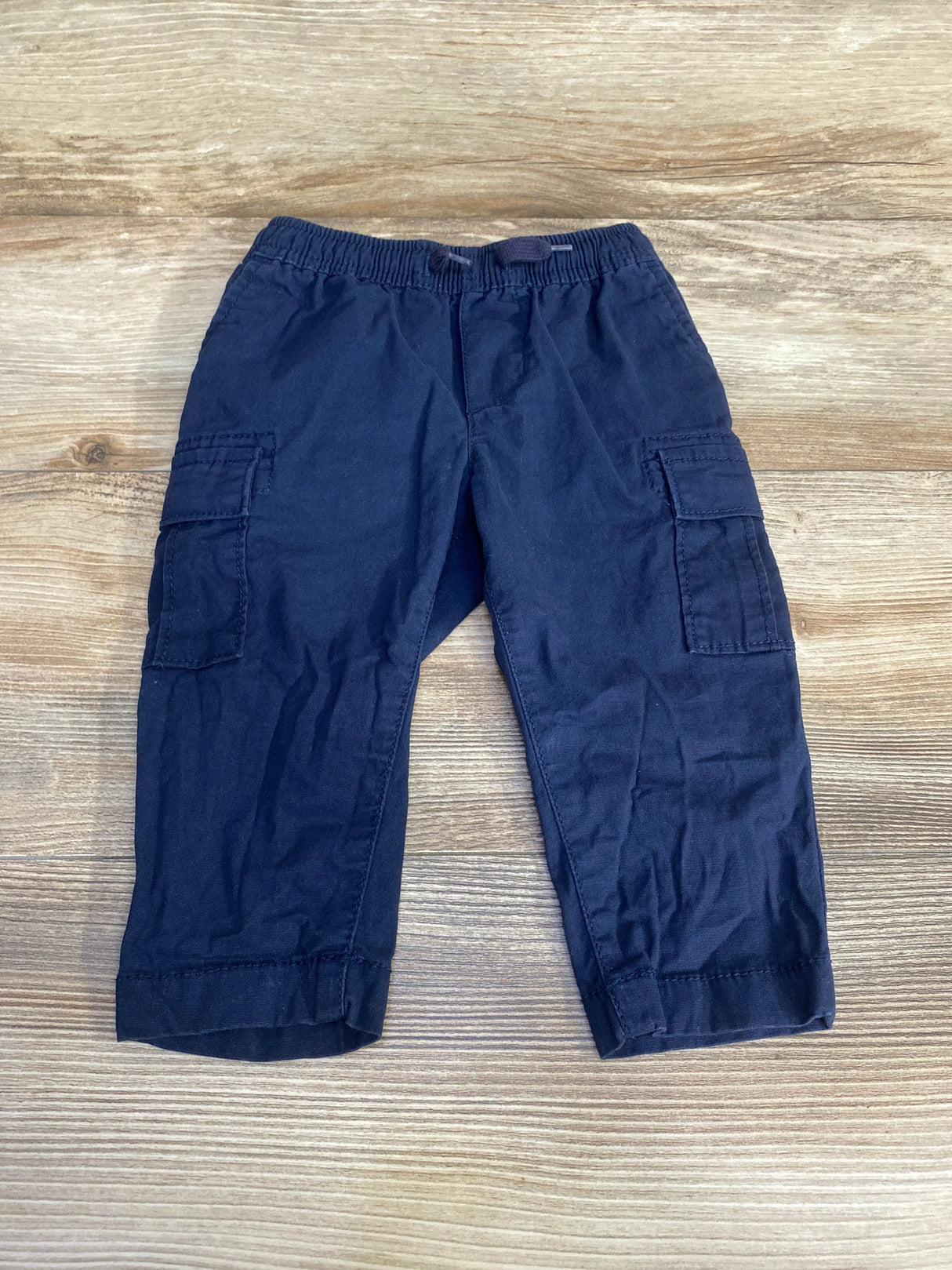 Oshkosh Drawstring Cargo Pants Navy sz 12m