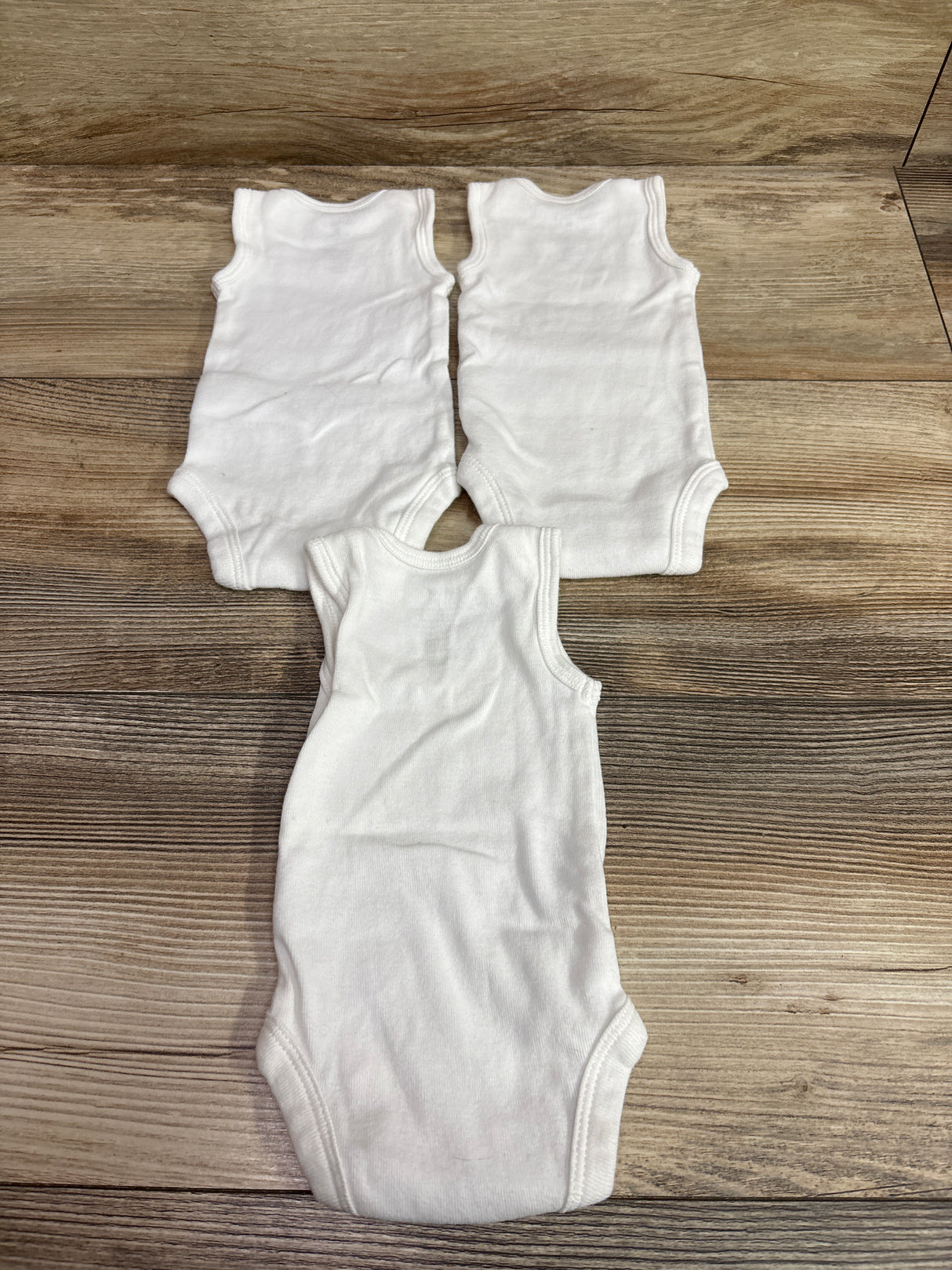 Carter's 3pk Tank Bodysuits White sz Preemie