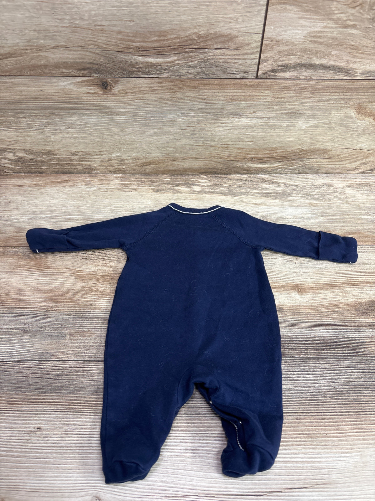 Ralph Lauren Cotton Jersey Footed Coverall Navy sz Newborn