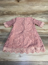 3/4 Sleeve Lace Dress Pink sz 12-18m - Me n Mommy To Be