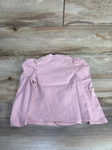 NEW Baby Gap Solid Puff Sleeve Rib Shirt Pink sz 3T