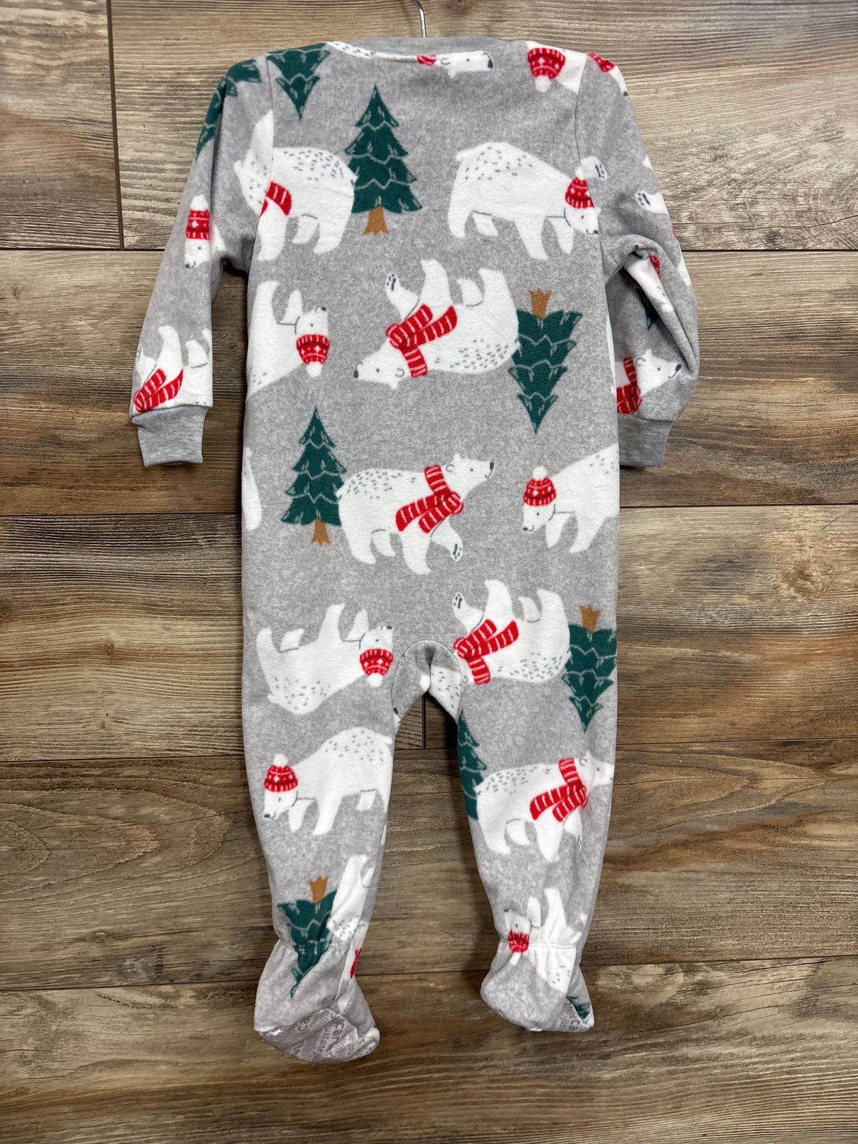 Just One You Winter Polar Bear Blanket Sleeper Grey sz 18m