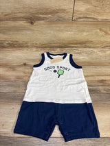 NEW First Impressions Good Sport Shortie Romper White sz 24m