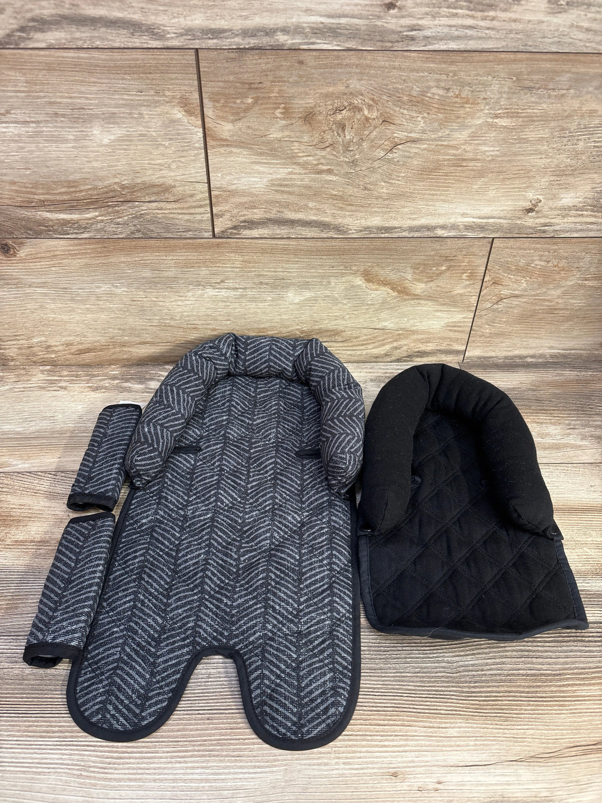 Belle On the Go Double Head Support & Strap Cover 4pc Set Grey