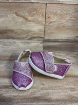 Toms Colorblock Iridescent Glimmer Alpargata Shoes Purple sz 4c